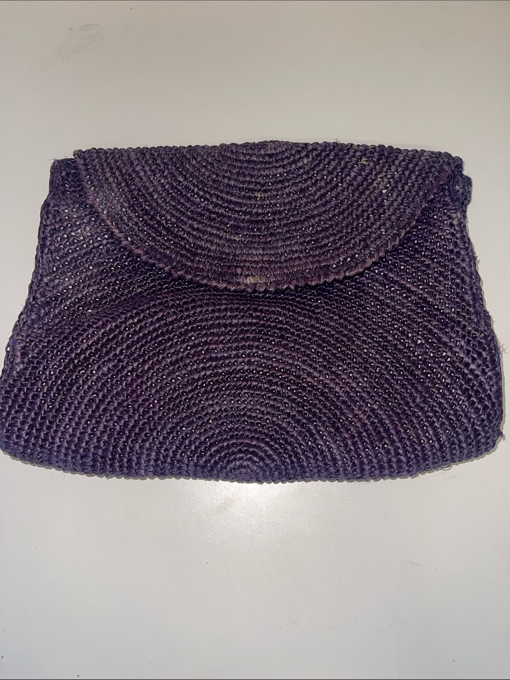 Mar y sol straw clutch